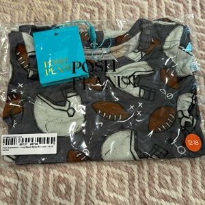Posh Quarterback Long Sleeve Basic Bodysuit 12-18 months
